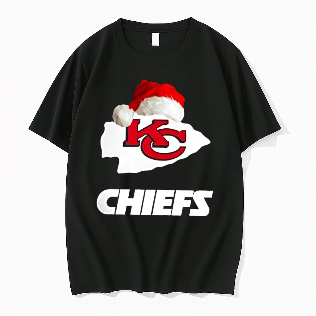 Whatwillwear Dalatshirt 20251210_121713 24_kansas City Chiefs 2025 Santa Hat Logo Football Christmas Shirts