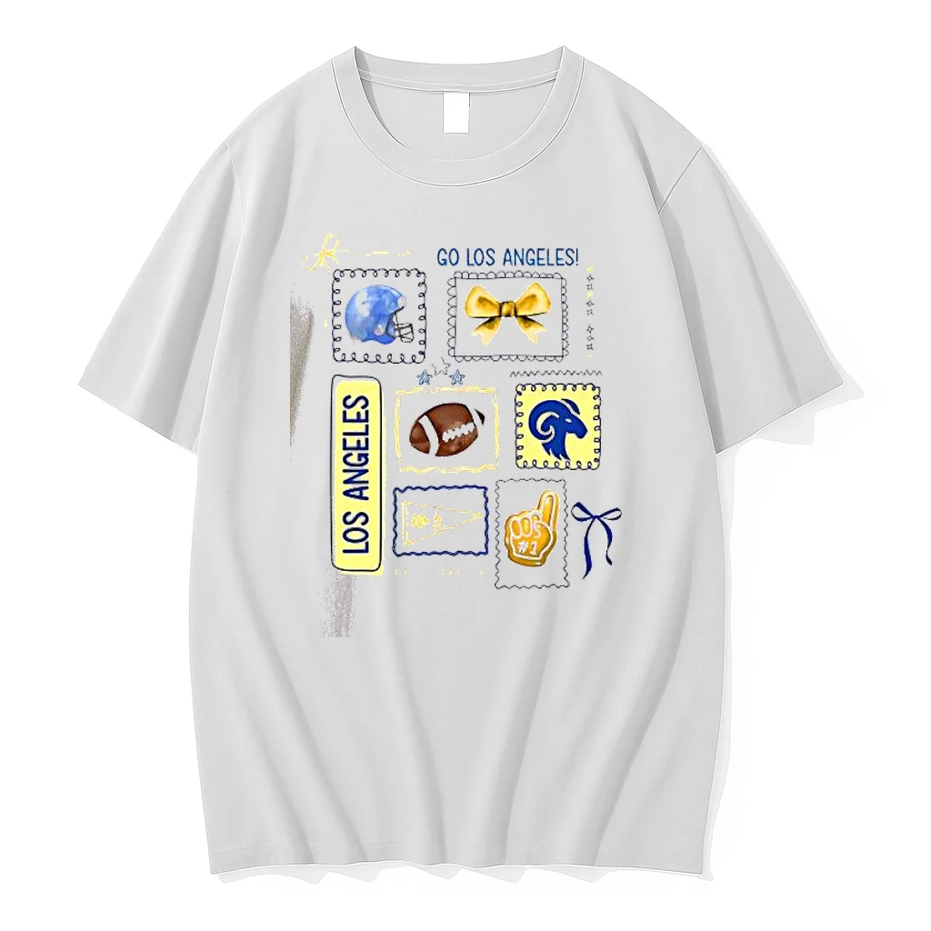 Whatwillwear Dalatshirt 20251210_133224 71_go Los Angeles Football Helmet Bow 1 Fan Graphic Team Spirit Shirts
