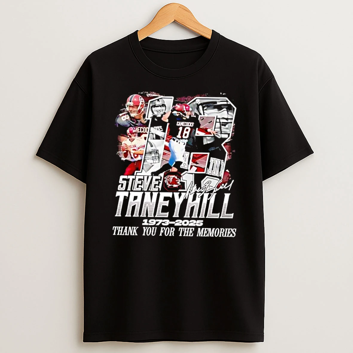 Whatwillwear Dalatshirt 20251217_172444 74_south Carolina Gamecocks Steve Taneyhill 1973 2025 Shirts