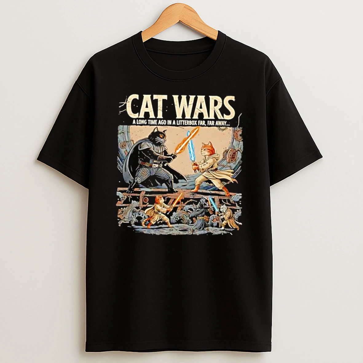 Whatwillwear Dalatshirt 20251219_093336 155_cat Wars A Long Time Ago In A Litterbox Far Far Away Shirts