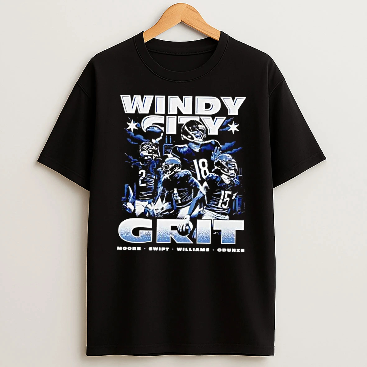 Whatwillwear Dalatshirt 20251219_093336 155_chicago Bears Windy City Grit Moore Swift Williams Odunze Shirts