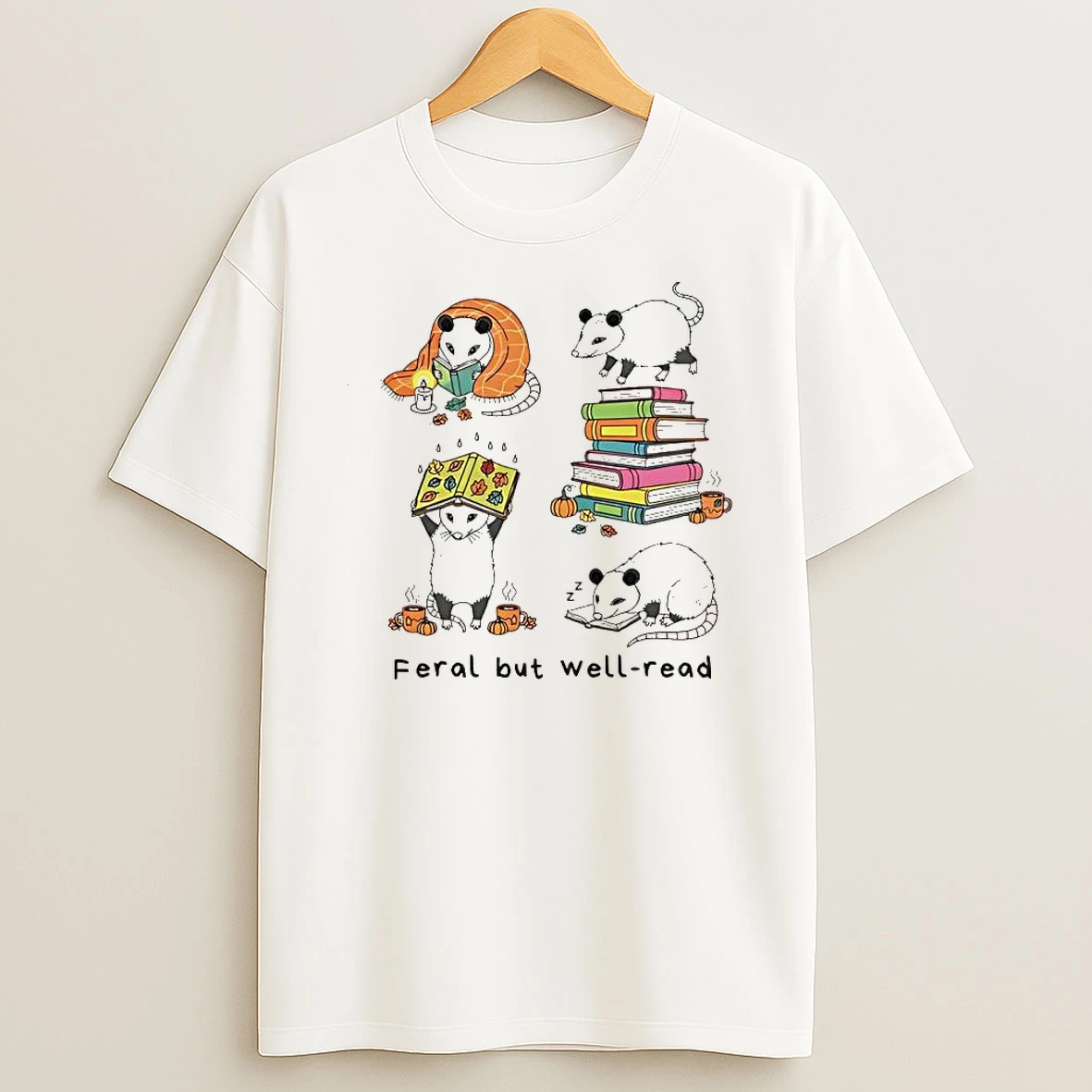 Whatwillwear Dalatshirt 20251219_093336 155_opossums Feral But Well Read Shirts