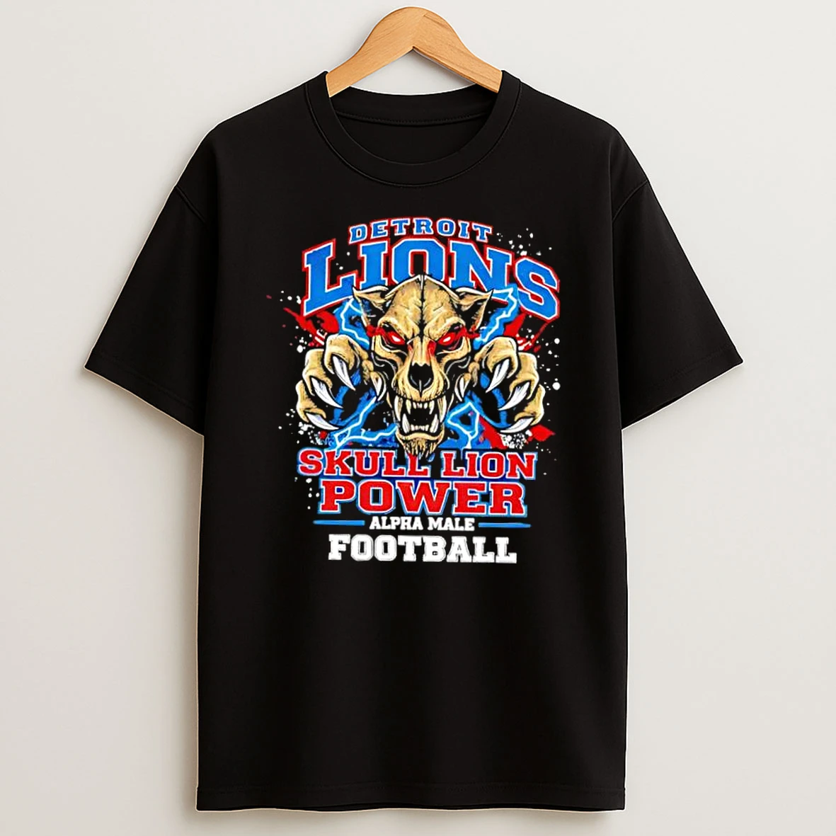 Whatwillwear Dalatshirt 20251219_121655 90_detroit Lions Skull Lion Power Alpha Male Football Shirts