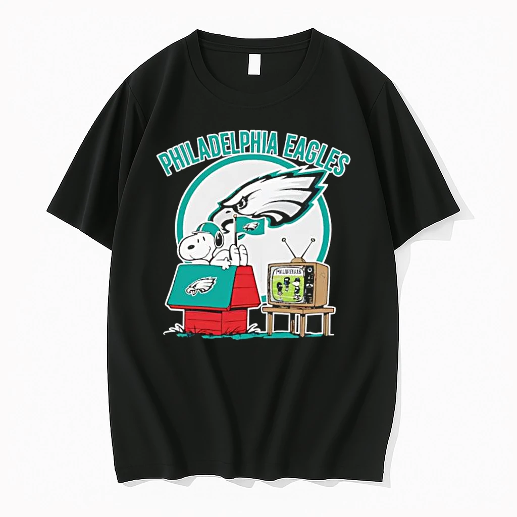 Whatwillwear Dalatshirt 20251219_174820 82_philadelphia Eagles Snoopy Watching Football Peanuts Fan Shirts