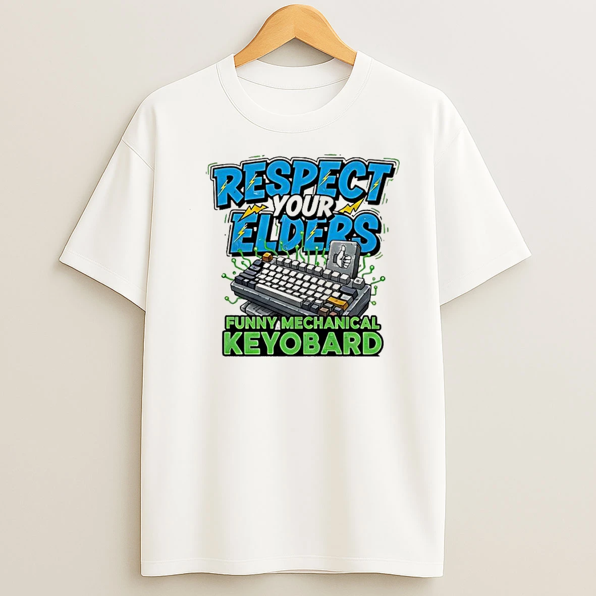 Whatwillwear Dalatshirt 20251219_174820 82_respect Your Elders Funny Mechanical Keyboard Nerd Shirts