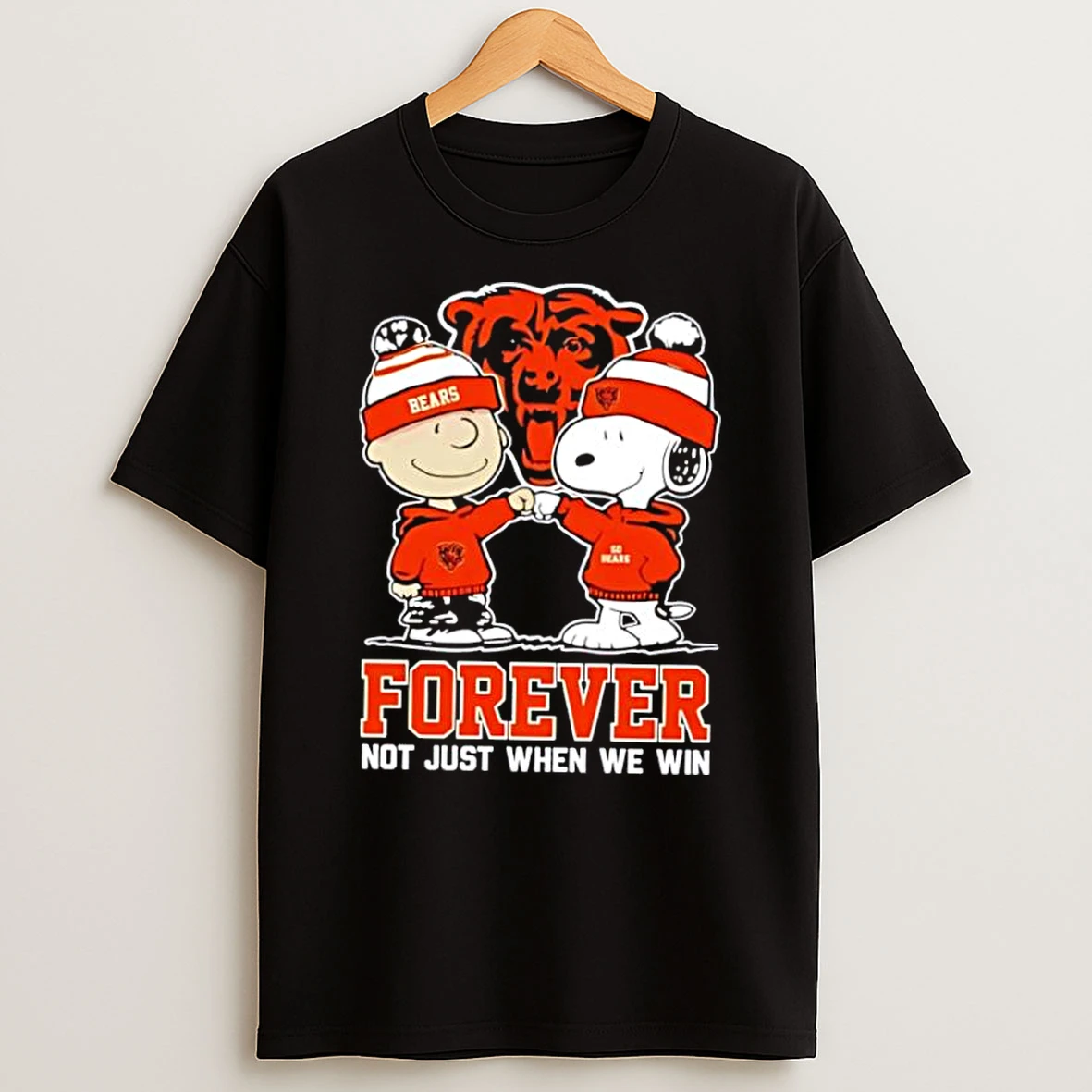 Whatwillwear Dalatshirt 20251220_085805 61_chicago Bears Charlie Brown And Snoopy Forever Not Just When We Win Shirts