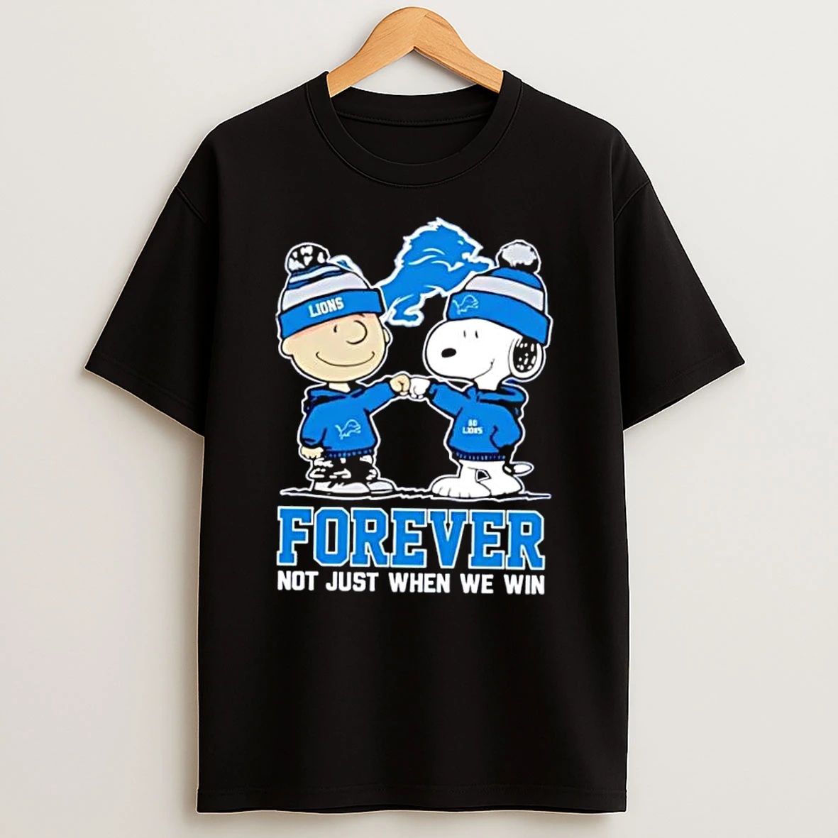 Whatwillwear Dalatshirt 20251220_085805 61_detroit Lions Charlie Brown And Snoopy Forever Not Just When We Win Shirts