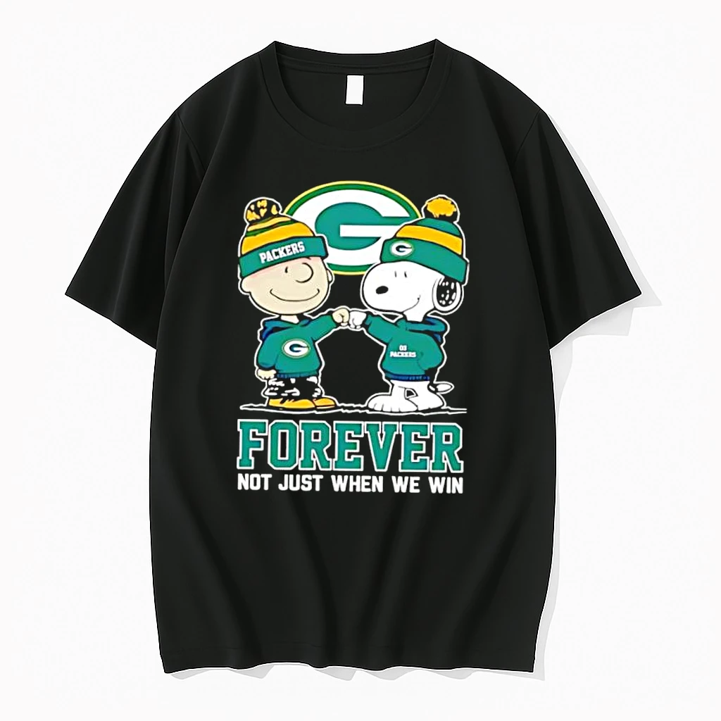 Whatwillwear Dalatshirt 20251220_085805 61_green Bay Packers Charlie Brown And Snoopy Forever Not Just When We Win Shirts