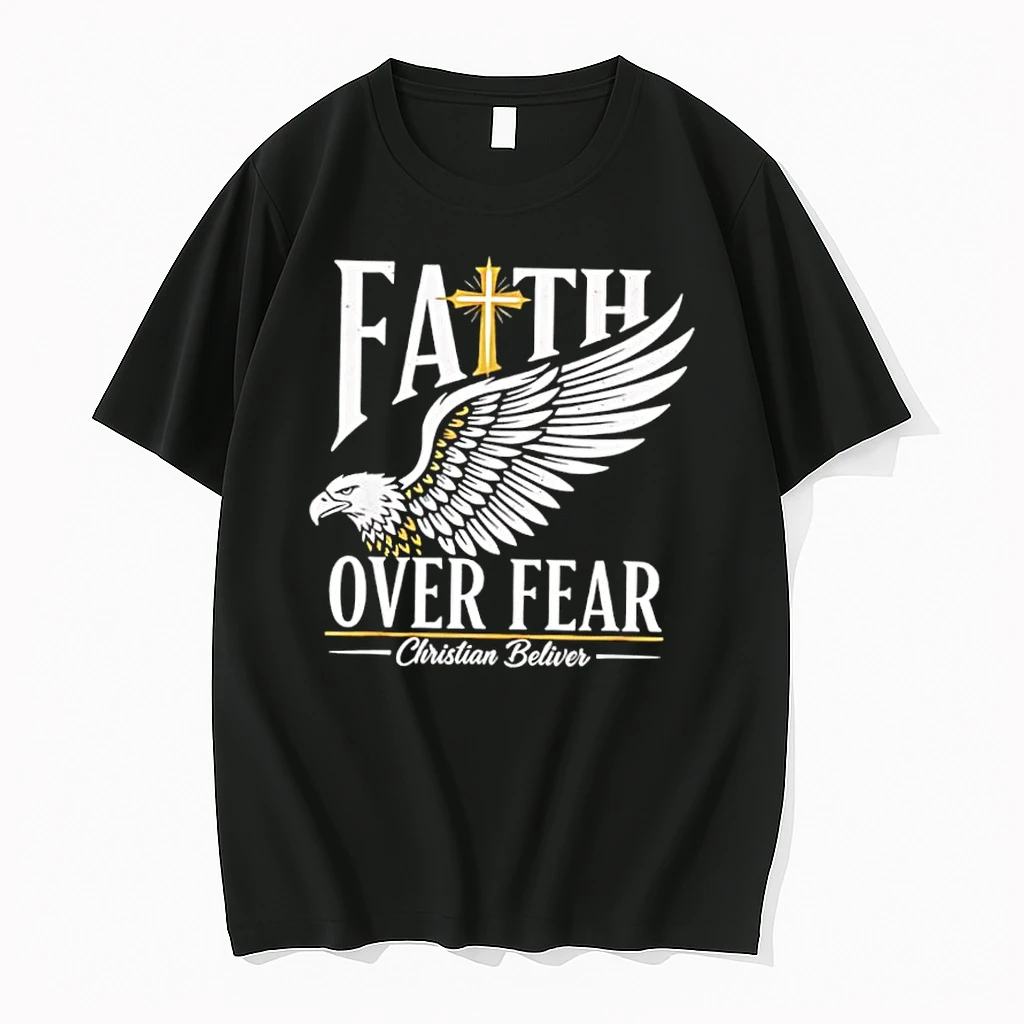 Whatwillwear Dalatshirt 20251222_101533 167_faith Over Fear Christian Believer Inspirational Graphic Shirts