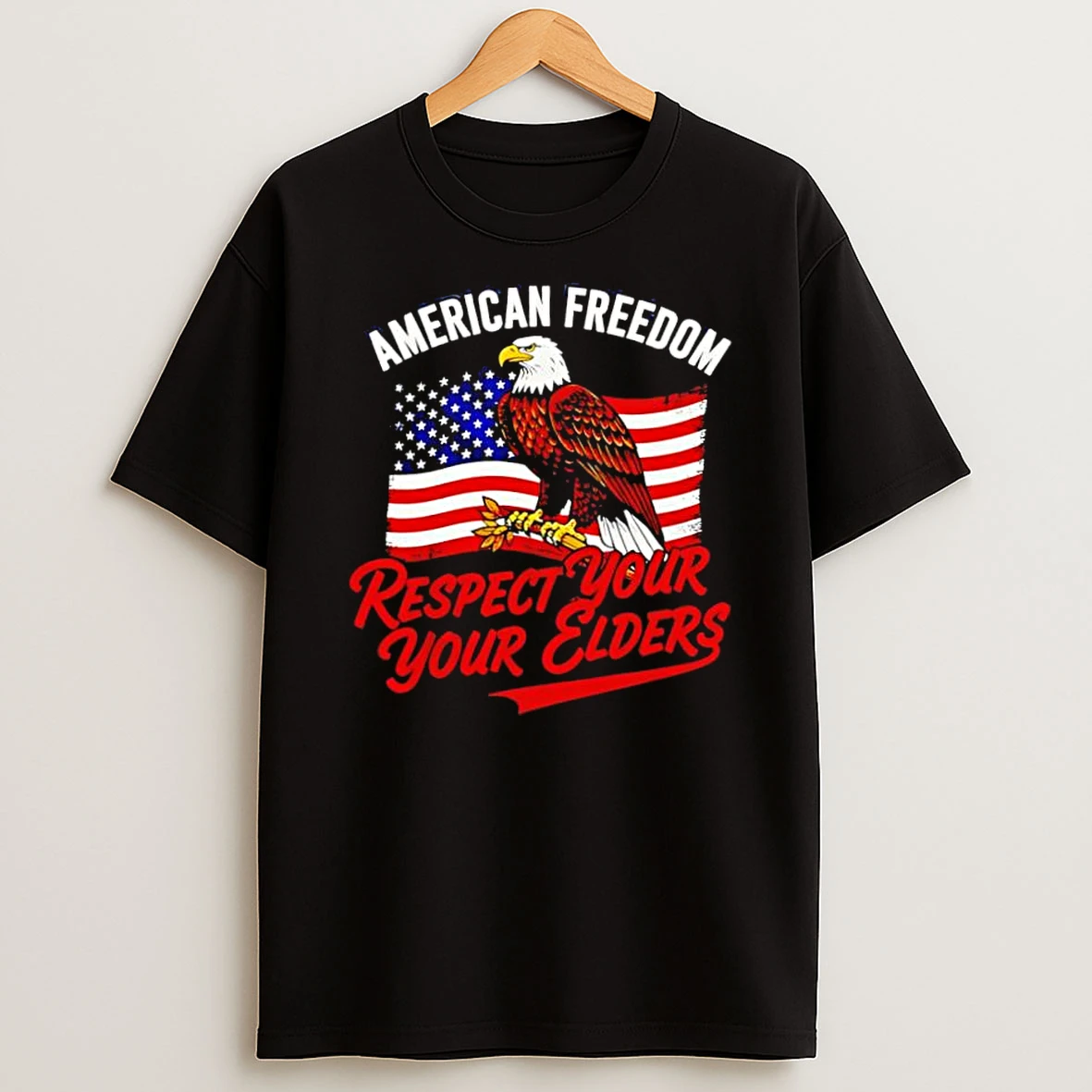 Whatwillwear Dalatshirt 20251222_101533 167_respect Your Elders American Freedom Patriotic Graphic Shirts