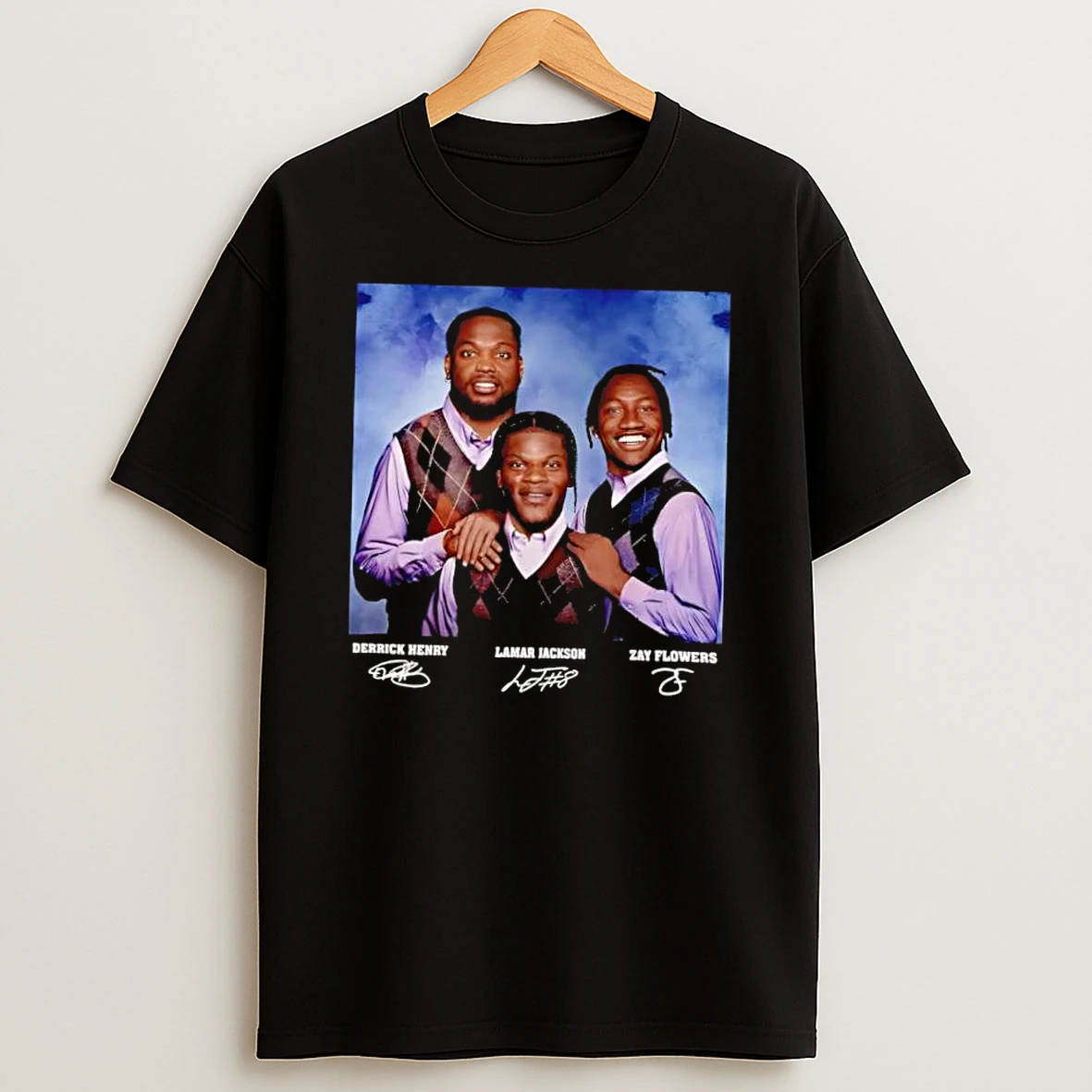 Whatwillwear Dalatshirt 20251222_123232 59_lamar Jackson Derrick Henry Zay Flowers Football Baltimore Step Brothers Shirts