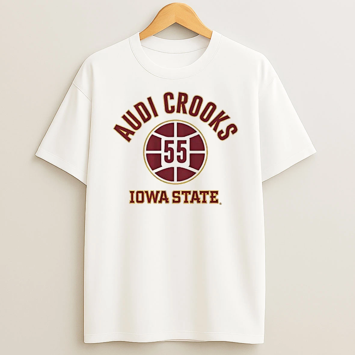 Whatwillwear Hoopoetees 20251219_121459 74_audi Crooks Name Number Hoops Iowa State Cyclones Shirts