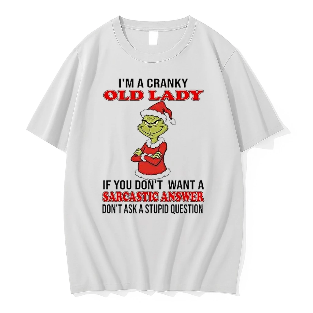Whatwillwear Hoopoetees 20251219_181129 71_grinch Im A Cranky Old Lady Sarcastic Answer Christmas Shirts