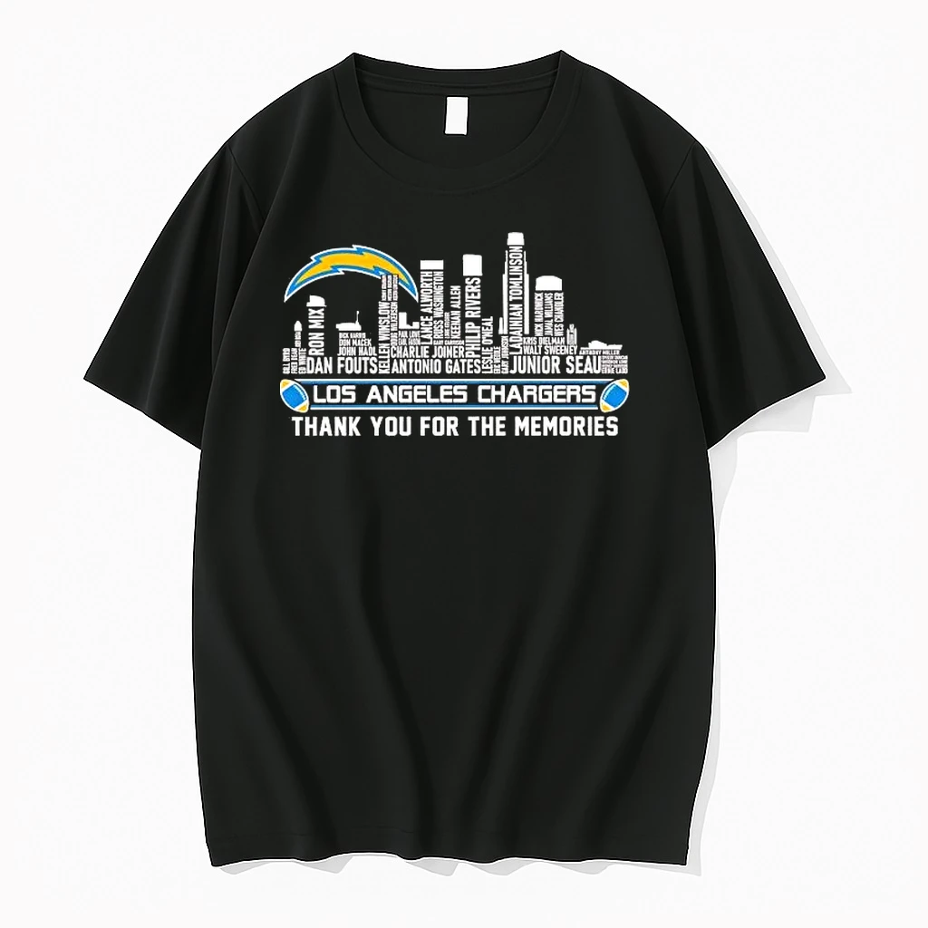 Whatwillwear Hoopoetees 20251219_181129 71_los Angeles Chargers City Players Names Thank You For The Memories Shirts