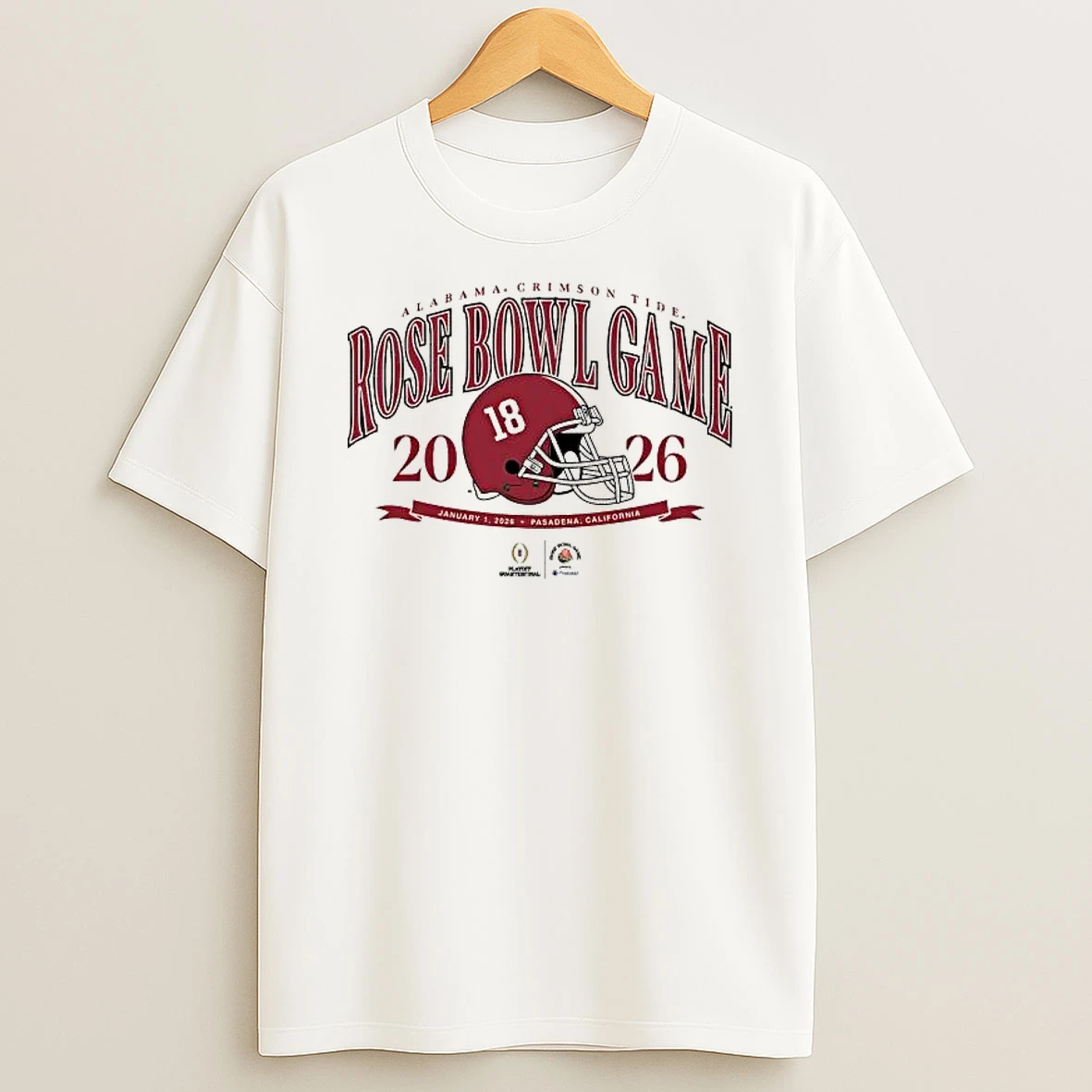 Whatwillwear Hoopoetees 20251222_101025 234_alabama Crimson Tide 2026 Rose Bowl Game Helmet Shirts