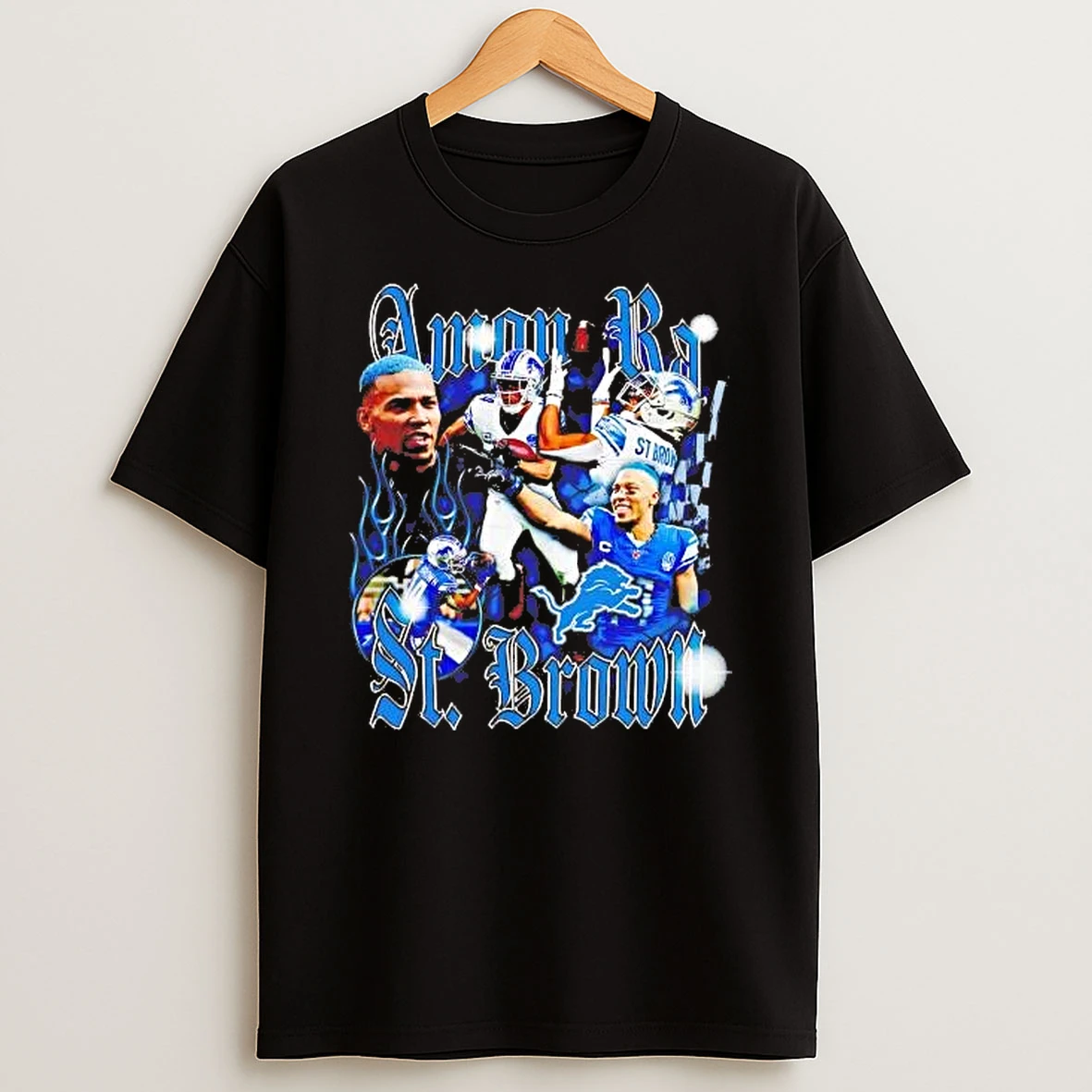 Whatwillwear Hoopoetees 20251222_101025 234_amon Ra St Brown Detroit Lions Notorious Shirts