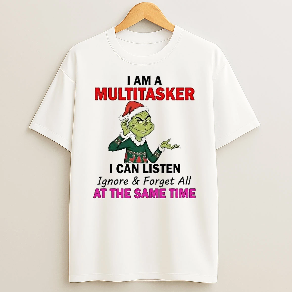 Whatwillwear Hoopoetees 20251222_101025 234_grinch I Am A Multitasker I Can Listen At The Same Time Christmas Shirts