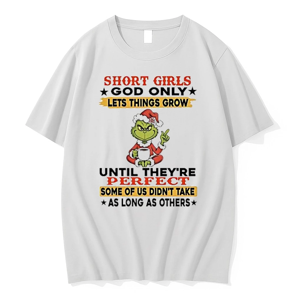 Whatwillwear Hoopoetees 20251222_101025 234_grinch Short Girls God Only Lets Things Grow Until Theyre Perfect Shirts