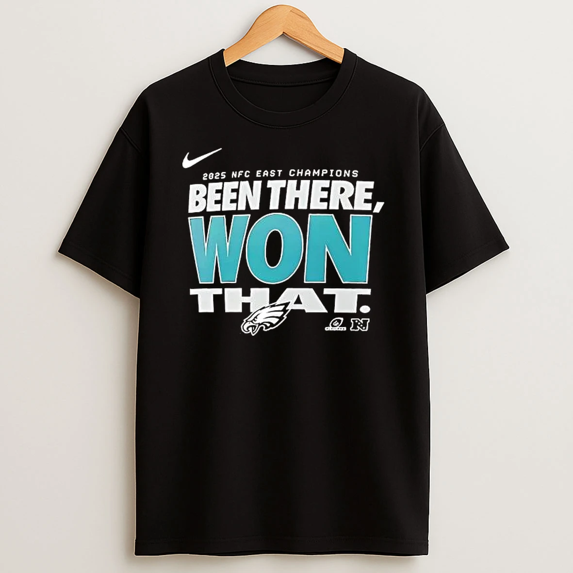 Whatwillwear Hoopoetees 20251222_101025 234_philadelphia Eagles 2025 Nfc East Champions Been There Won That Shirts