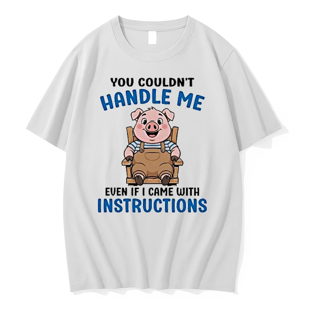 Whatwillwear Hoopoetees 20251222_101025 234_pig You Couldnt Handle Me Even If I Came With Instructions Shirts