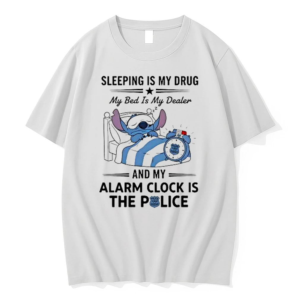 Whatwillwear Hoopoetees 20251222_101025 234_stitch Sleeping Is My Drug My Bed Is My Dealer Alarm Clock Is The Police Shirts