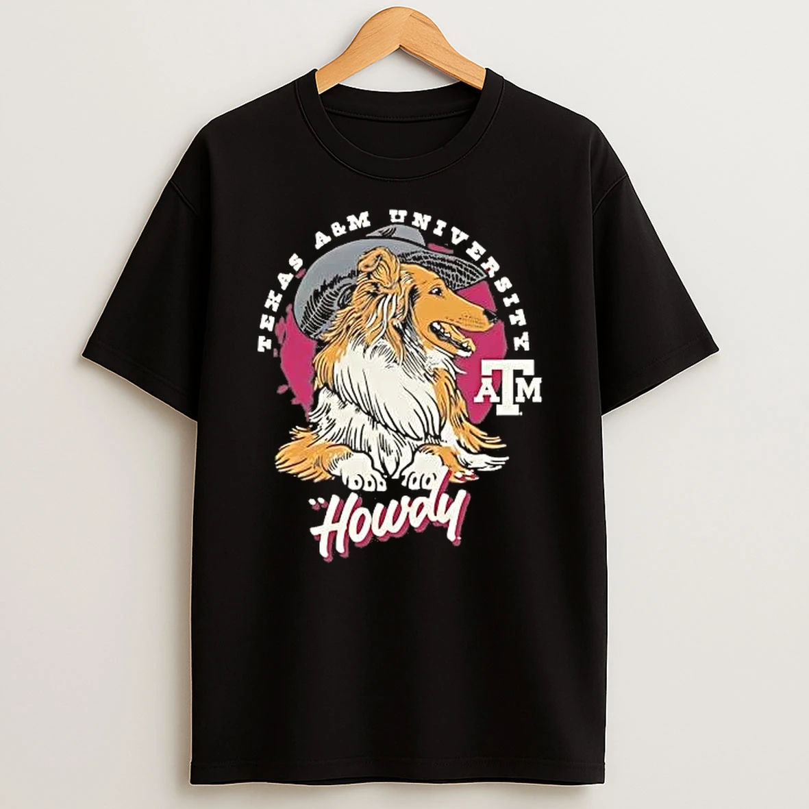 Whatwillwear Hoopoetees 20251222_101025 234_texas Am Aggies Hawdy Mascot Cowboy Hat Dog Shirts
