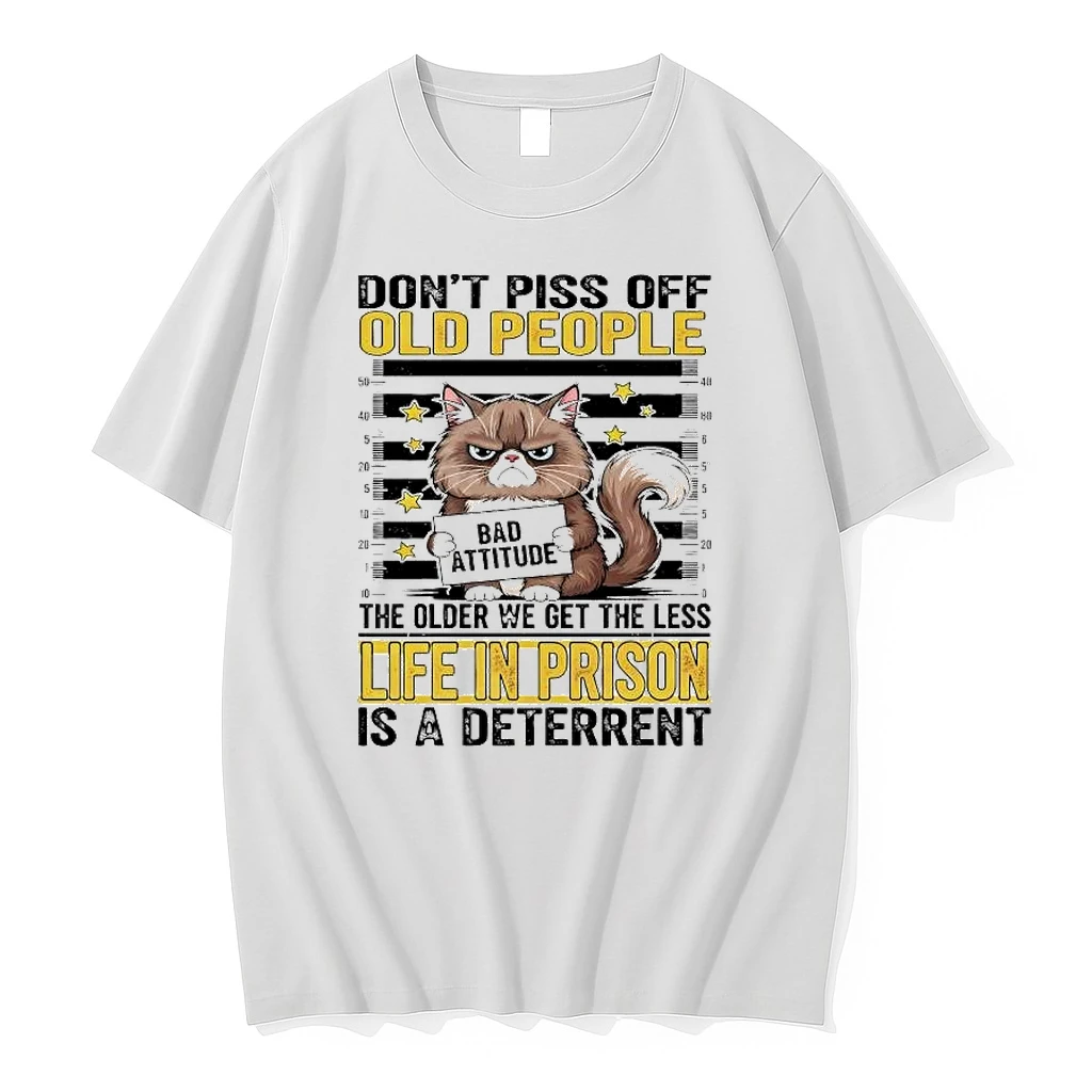 Whatwillwear Hoopoetees 20251223_095008 185_cat Mugshot Dont Piss Off Old People Older We Get Less Life In Prison Shirts