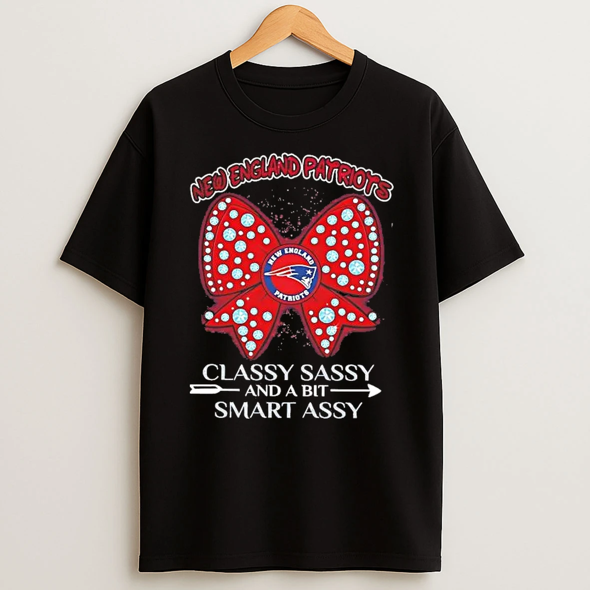 Whatwillwear Hoopoetees 20251223_095008 185_new England Patriots Classy Sassy And A Bit Smart Assy Bow Tie Shirts