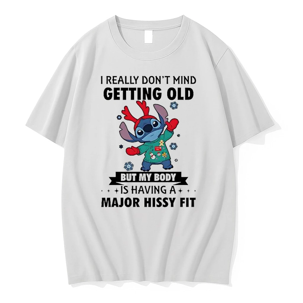 Whatwillwear Hoopoetees 20251223_095008 185_stitch I Really Dont Mind Getting Old Is Having A Major Hissy Fit Christmas Shirts