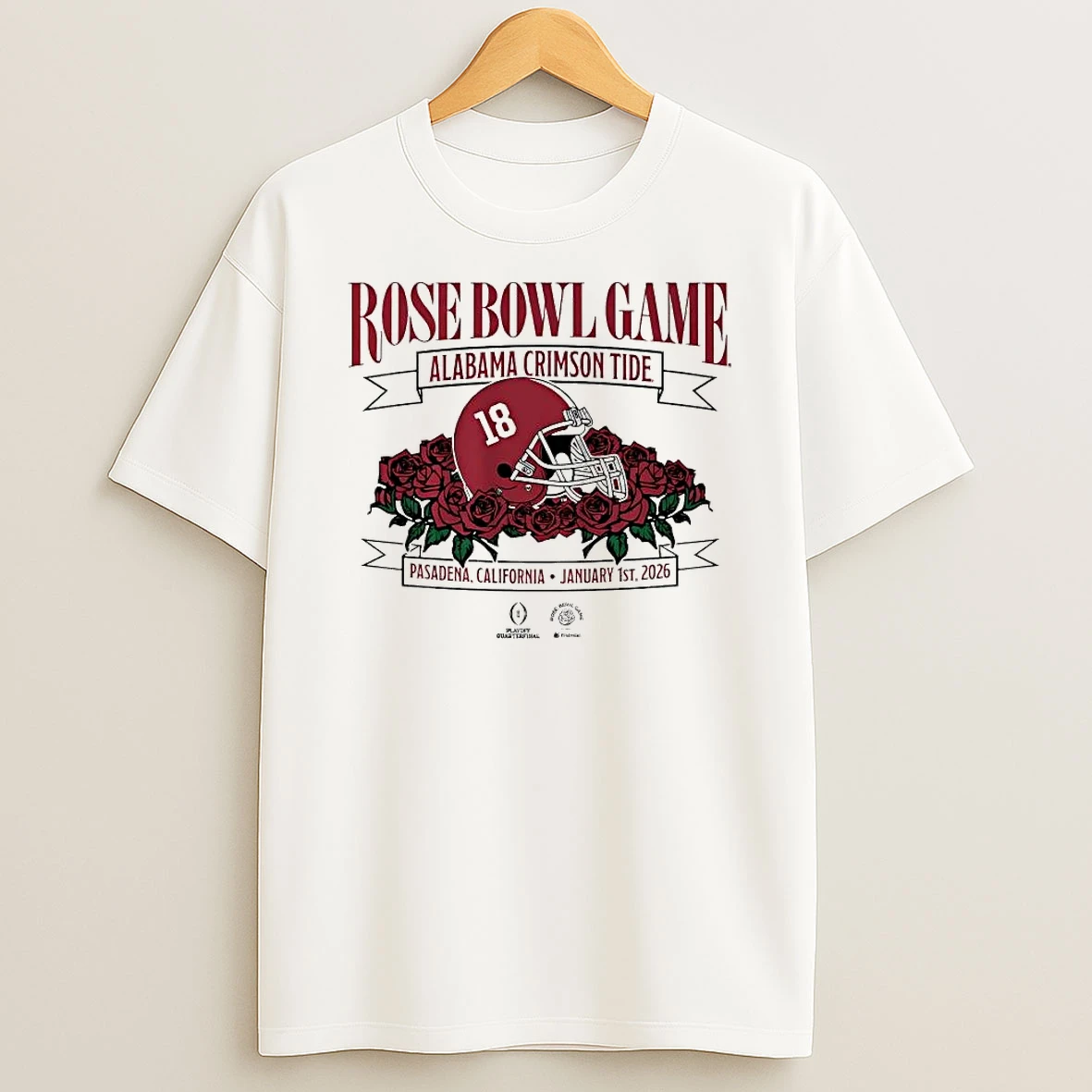 Whatwillwear Hoopoetees 20251223_142304 80_alabama Crimson Tide 2026 Rose Bowl Game Pasadena California Shirts