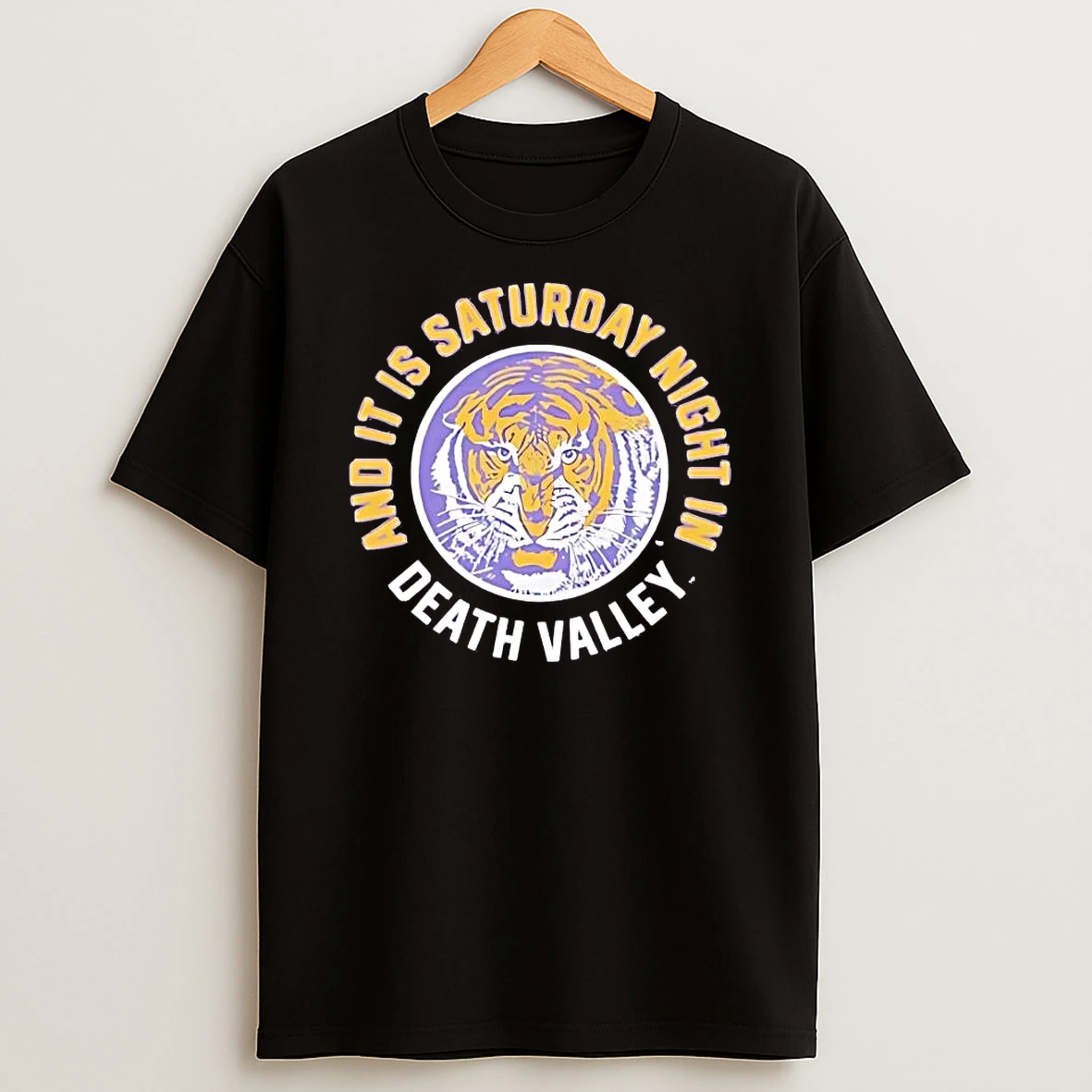 Whatwillwear Hoopoetees 20251223_143757 43_lsu Tigers And It Is Saturday Night In Death Valley Shirts