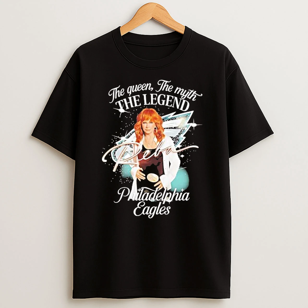 Whatwillwear Hoopoetees 20251223_143757 43_reba The Queen The Myth The Legend Philadelphia Eagles Shirts