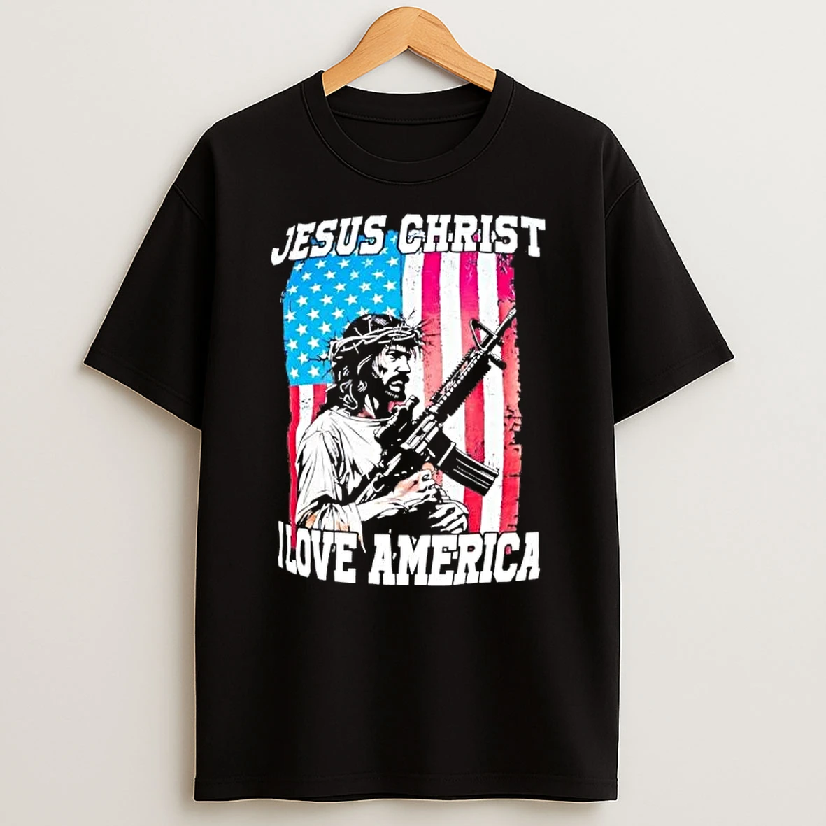 Whatwillwear Hoopoetees 20251224_161746 37_jesus Christ I Love America Shirts