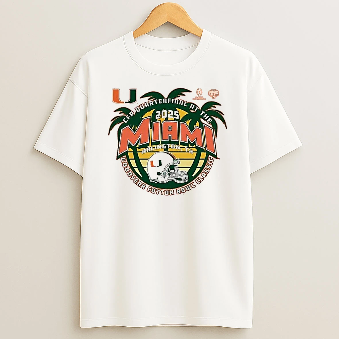 Whatwillwear Hoopoetees 20251225_094923 61_miami Hurricanes 2025 Cfp Quarterfinal Goodyear Cotton Bowl Classic Shirts