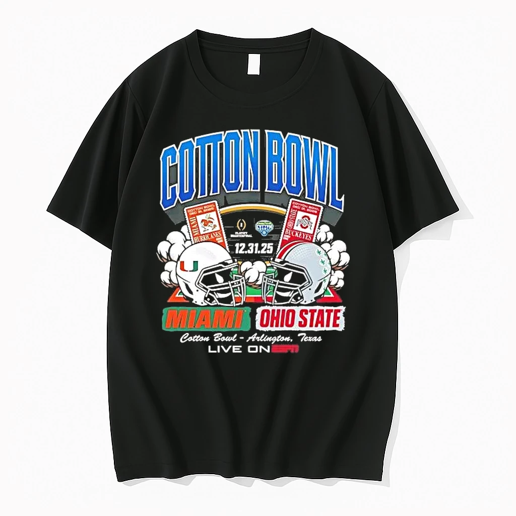 Whatwillwear Hoopoetees 20251225_094923 61_miami Hurricanes Vs Ohio State Buckeyes 2025 Cotton Bowl Head To Head Tickets Shirts