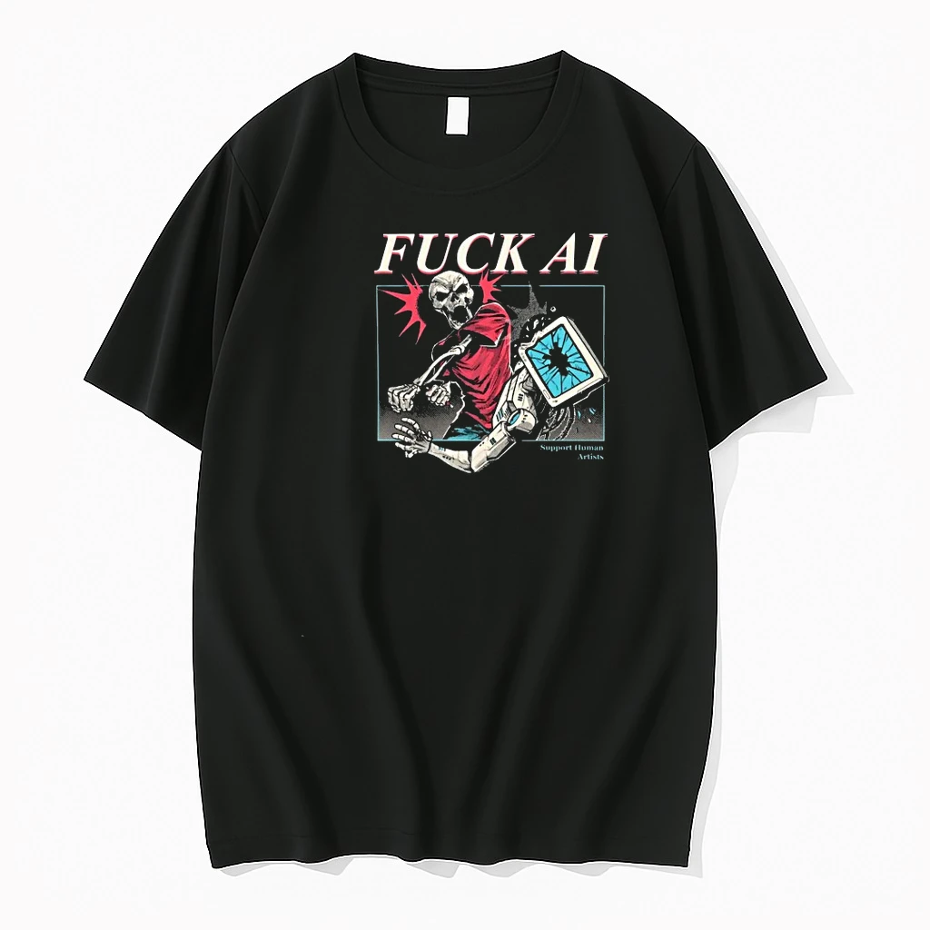 Whatwillwear Teeextra 20251217_123045 40_fuck Ai Support Human Artists Shirts
