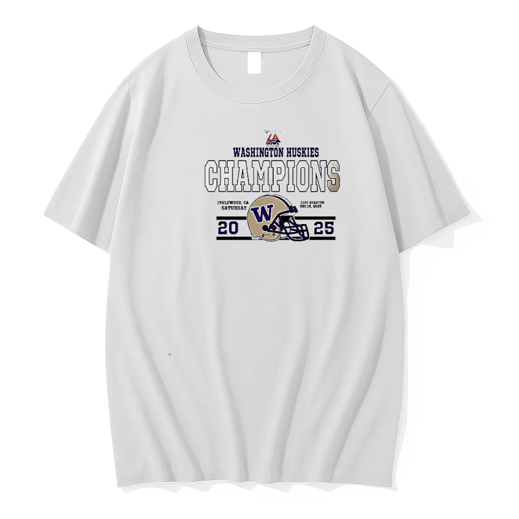 Whatwillwear Teeextra 20251217_125949 23_washington Huskies Football Champions 2025 Bucked Up La Bowl Hosted Helmet Shirts