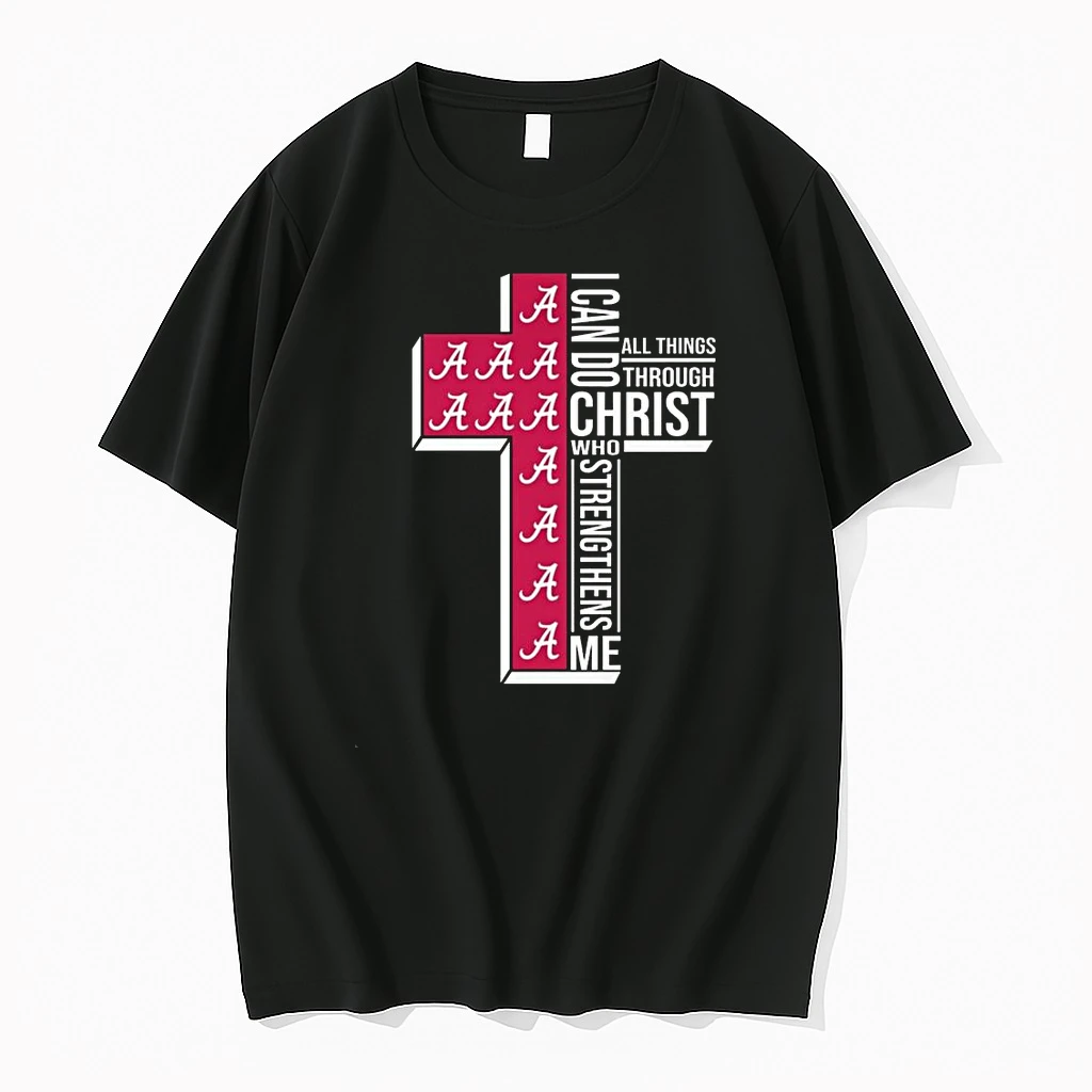 Whatwillwear Teeextra 20251219_121242 48_alabama Crimson Tide I Can Do All Things Through Christ Who Strengthens Me Cross Shirts