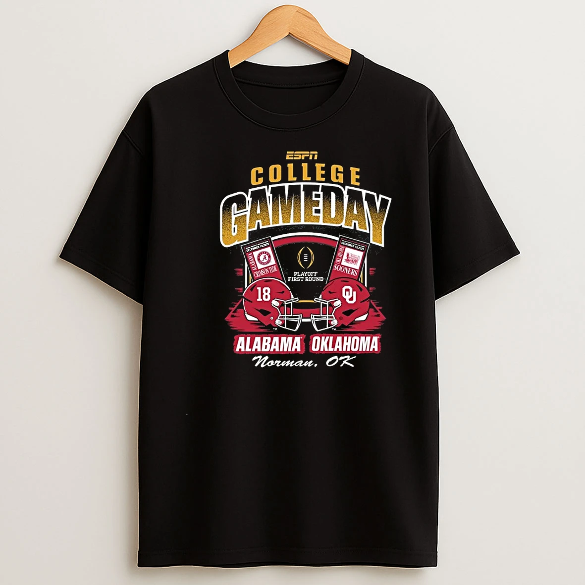 Whatwillwear Teeextra 20251219_225723 16_cfp 2025 26 Alabama Vs Oklahoma 1st Round Ticket Shirts