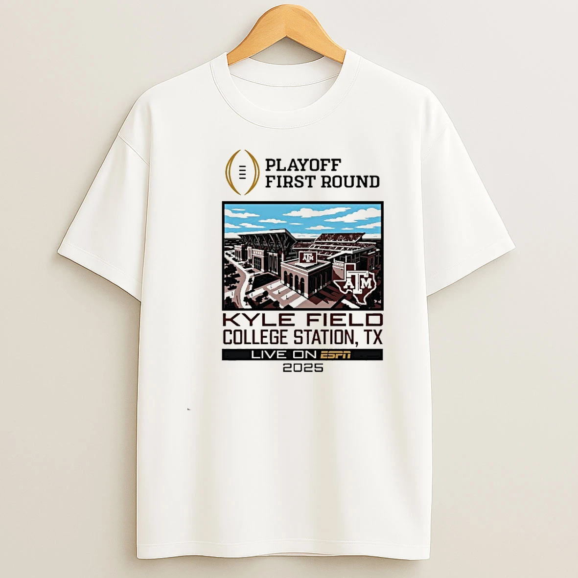 Whatwillwear Teeextra 20251219_232316 69_cfp 2025 26 Texas Am 1st Round Live From Kyle Field Shirts