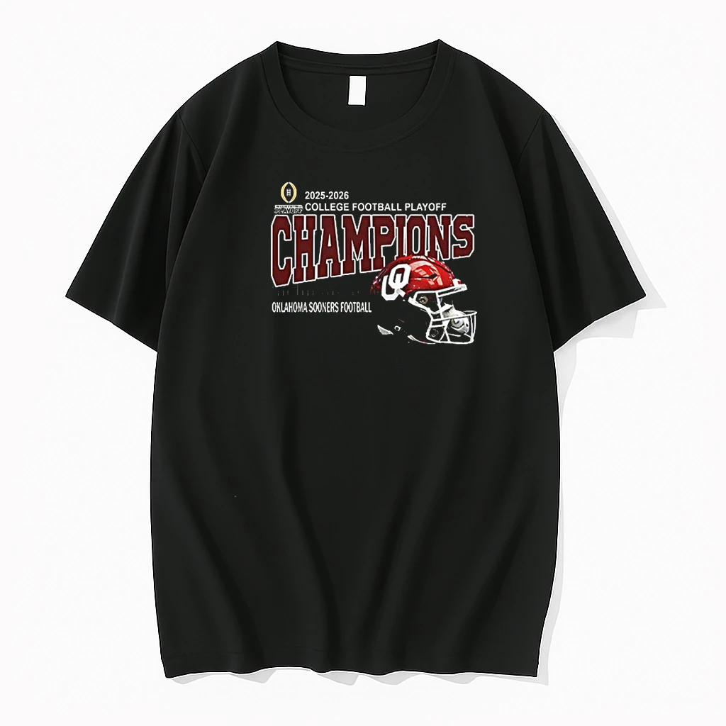 Whatwillwear Teeextra 20251219_232316 69_oklahoma Sooners Football Are 2025 2026 College Football Playoff Champions Helmet At Oklahoma Memorial Stadium In Norman Oklahoma On December 19 2025 Shirts