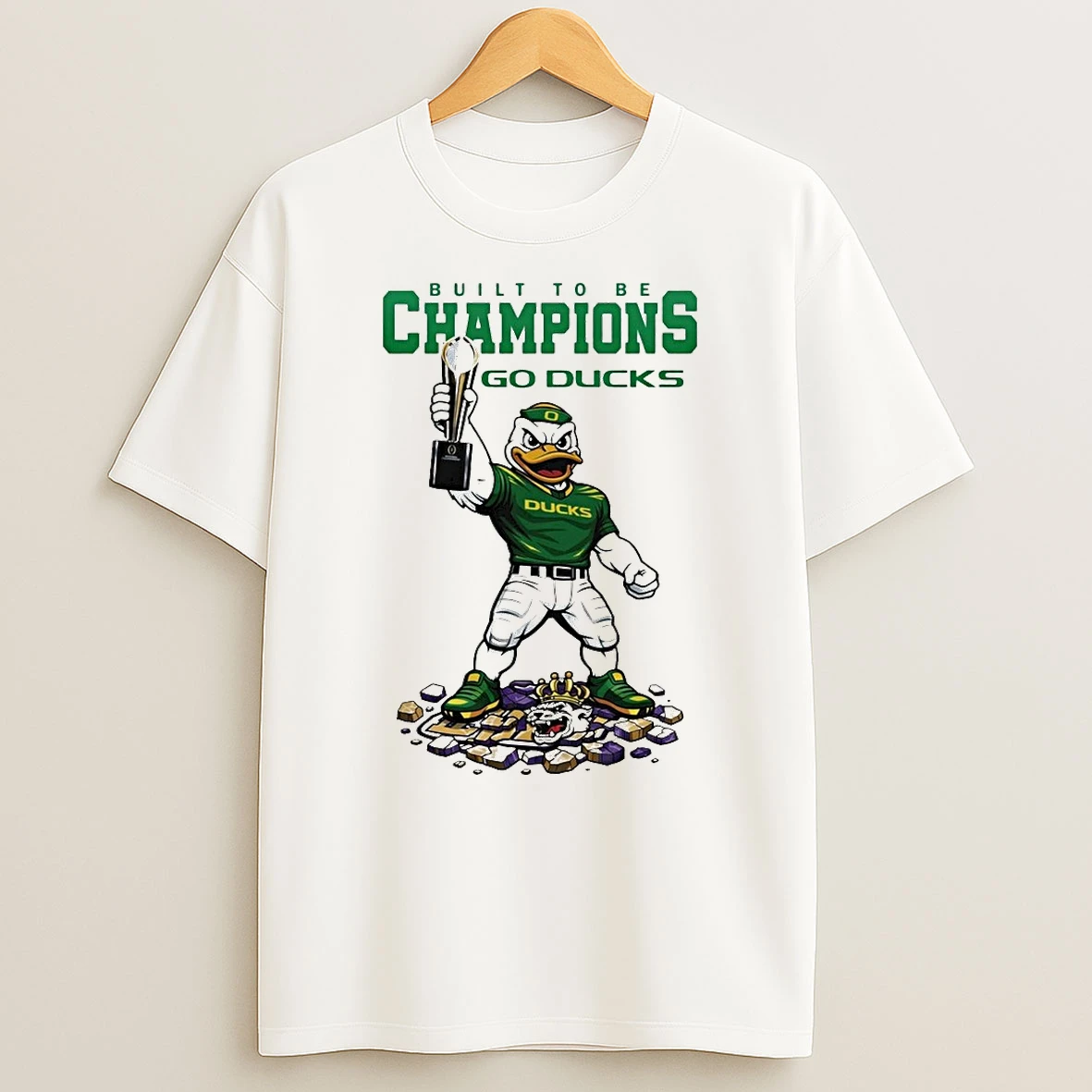 Whatwillwear Teeextra 20251222_095242 8_oregon Ducks Ncaa College Football Playoff Game Built To Be Champions Go Ducks Mascot Shirts