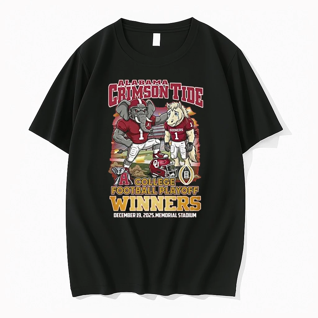 Whatwillwear Teeextra 20251222_122938 45_alabama Crimson Tide 2025 College Playoff Ncaa Winner Mascot Shirts