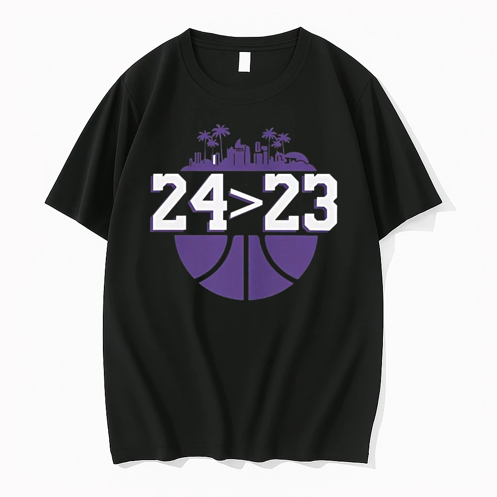 Whatwillwear Teeextra 20251222_122938 45_los Angeles Lakers 24 Over 23 Kobe Bryant Over Lebron James Shirts