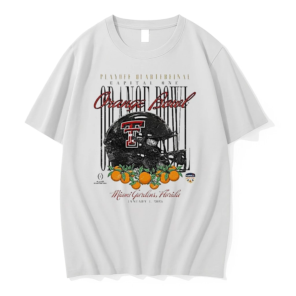 Whatwillwear Teeextra 20251222_130310 42_texas Tech Red Raiders Playoff Quarterfinal Capital One Orange Bowl 2026 Miami Gardens Florida Jan 1 2026 Helmet Shirts