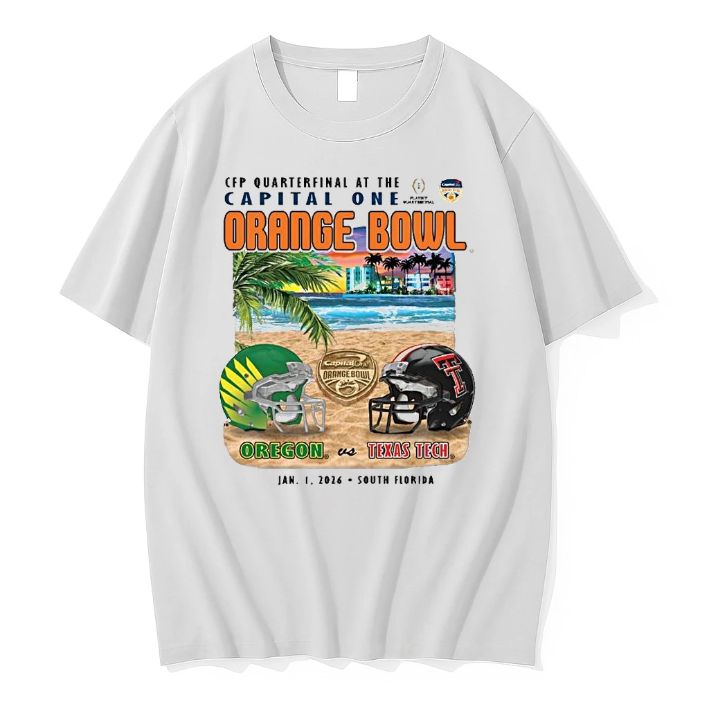 Whatwillwear Teeextra 20251223_101511 8_oregon Ducks Vs Texas Tech Red Raiders Cfp Quarterfinal At The Capital One Orange Bowl Jan 1 2026 South Florida Helmets Shirts