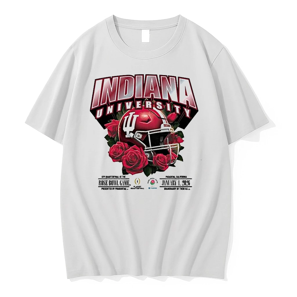 Whatwillwear Teeextra 20251223_125621 39_indiana Hoosiers University 2026 Rose Bowl Game Helmet Helmet And Flower Shirts