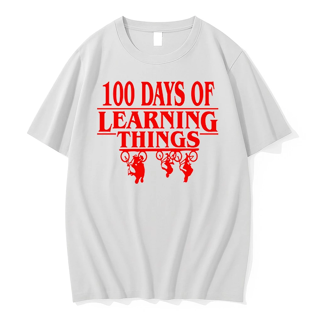 100 Days Of Learning Things Stranger Things Shirts