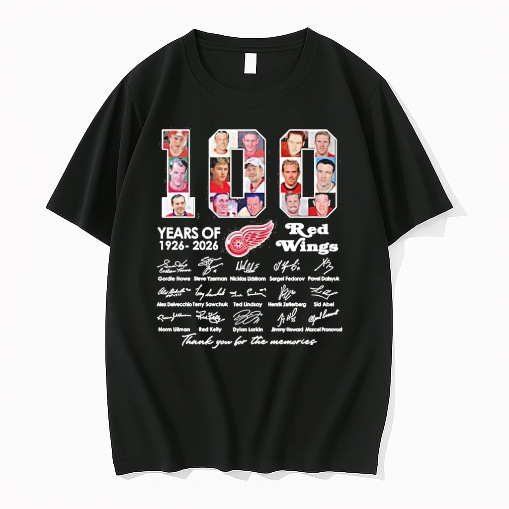 100 Years Of Detroit Red Wings 1926 2026 Shirts