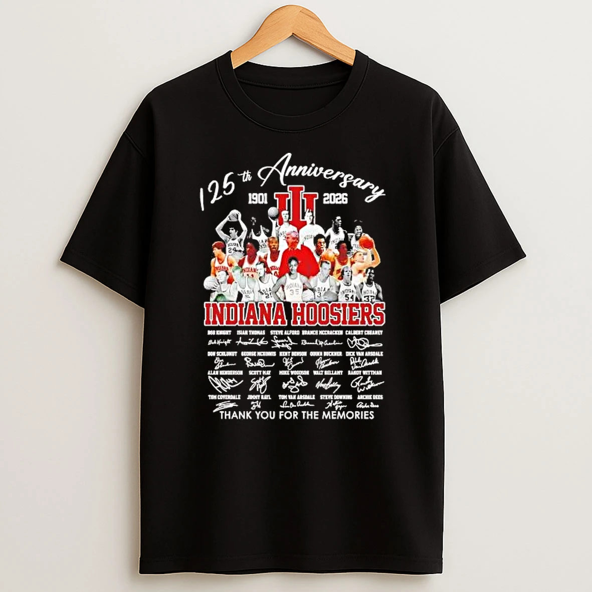 125th Anniversary Indiana Hoosiers 1901 2026 Team Players Shirts